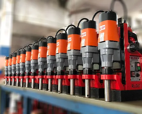 Finished machines on the line
